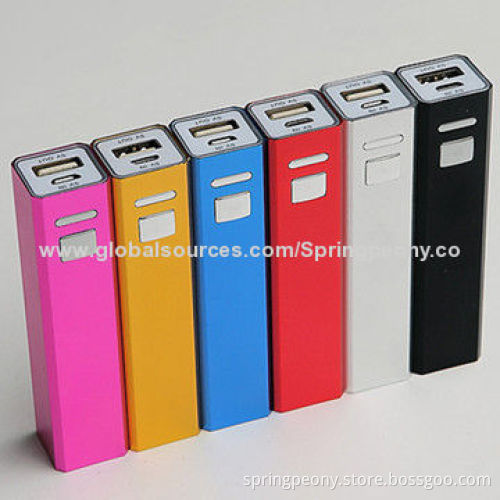 Travel 2,200mAh Mobile Power Bank with 5V DC/0.6A Input